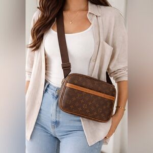 Louis Vuitton Brown and Gold Monogram Nil